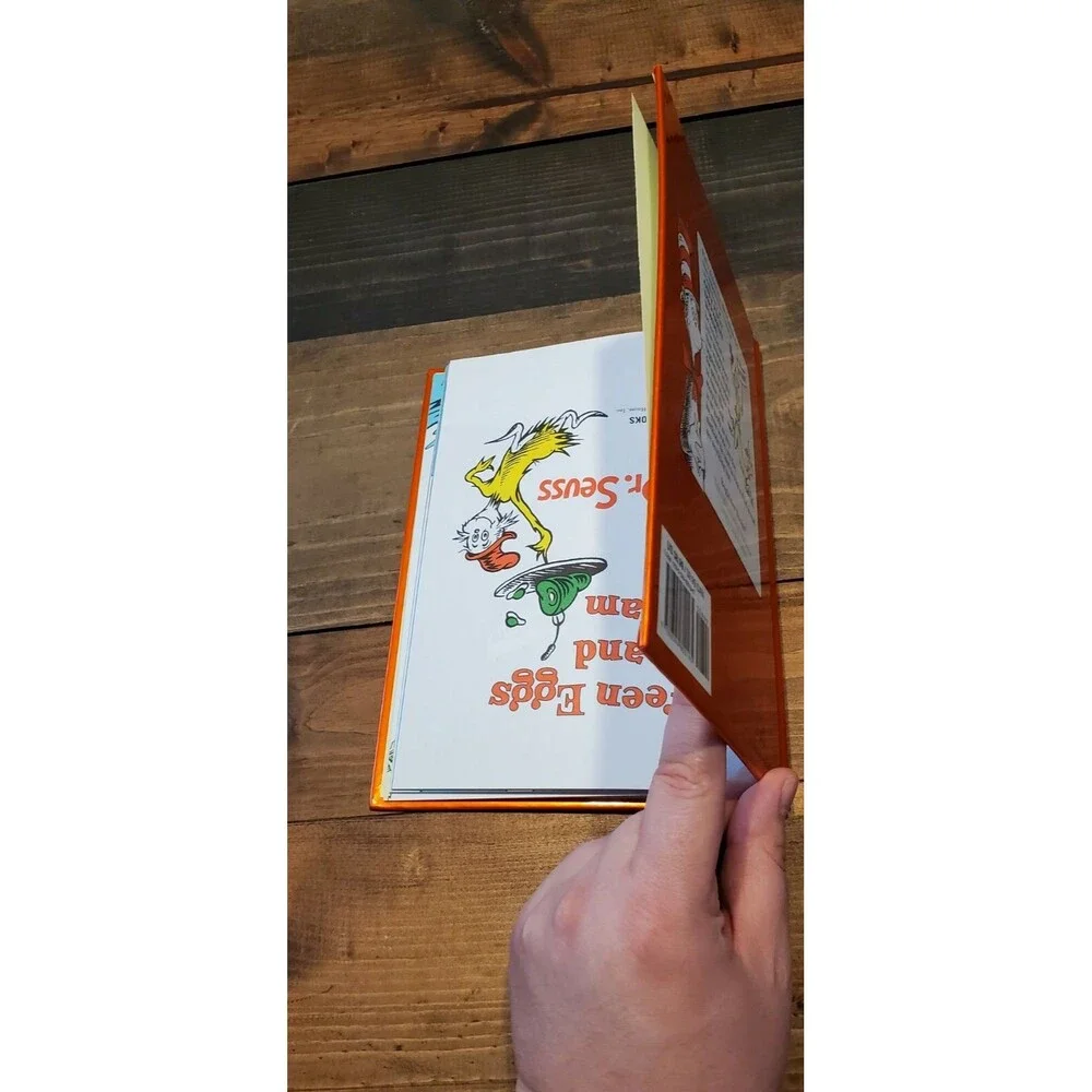 Rare Printing Error Backwards Green Eggs and Ham Party Ed Dr Seuss Hardcover New